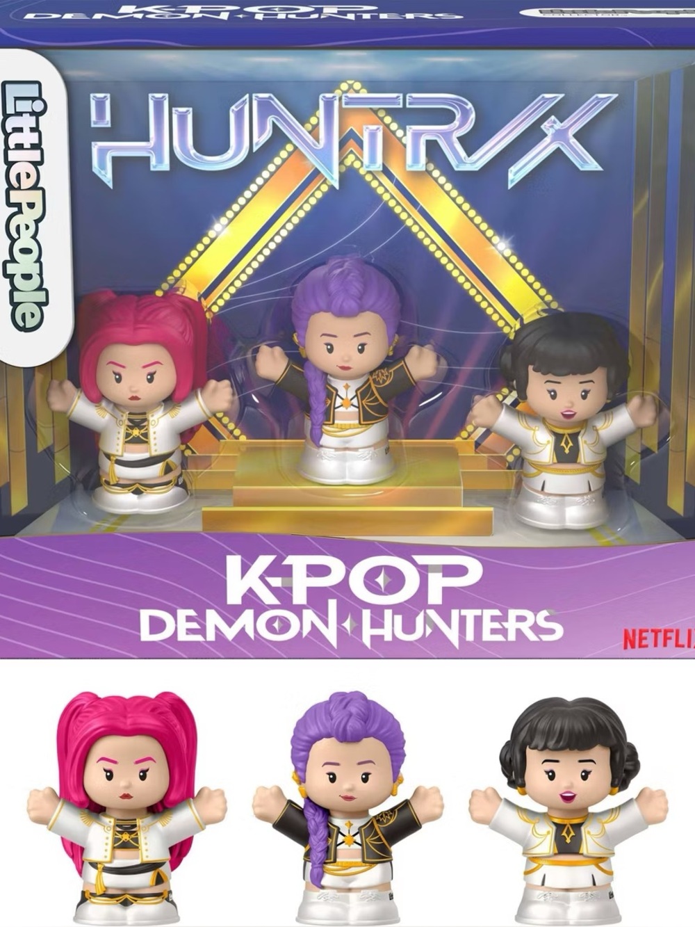 Little People Collector KPop Demon Hunters Special Edition Set, 3 Figures